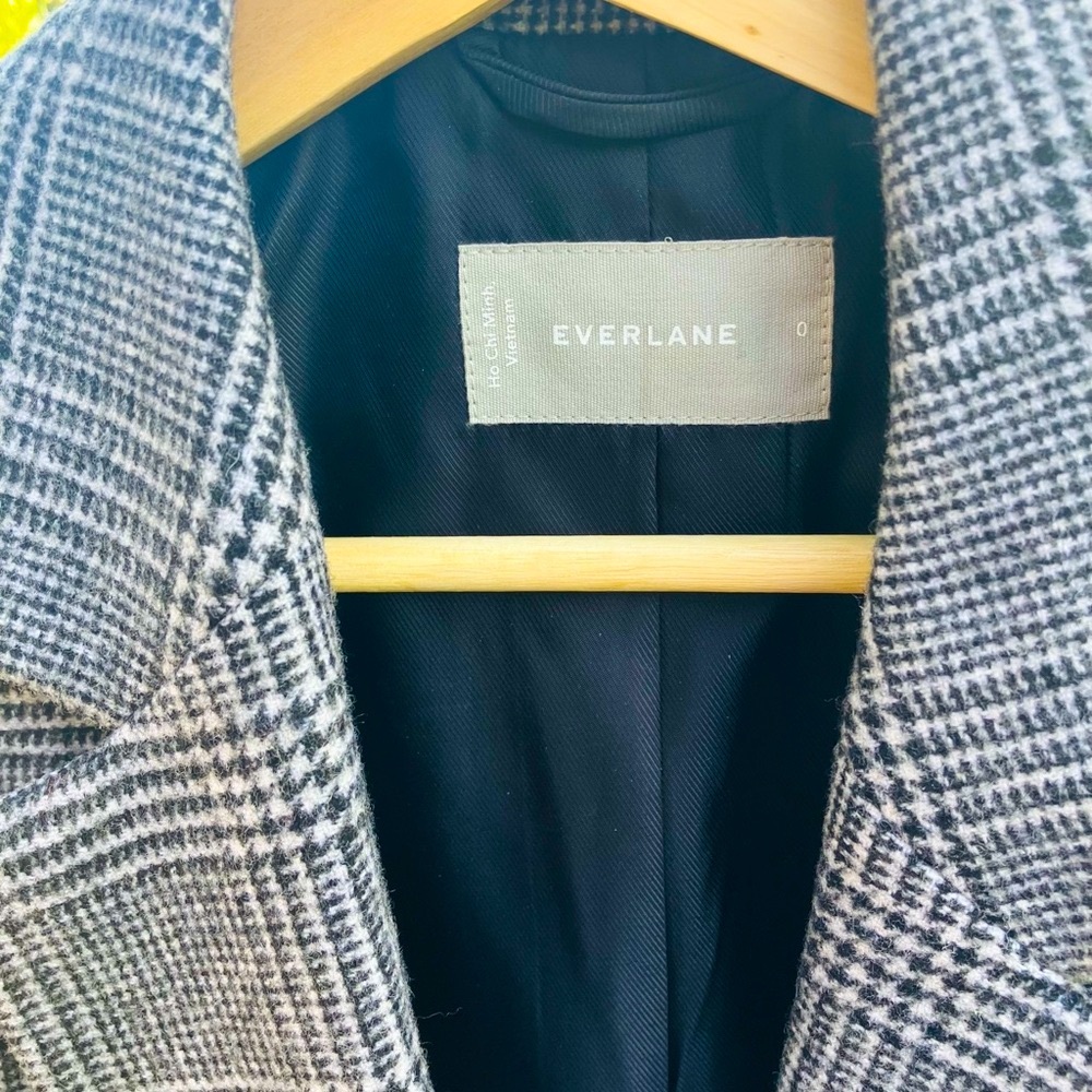 MOVING SALE Everlane Glen Plaid Blazer - Picture 5 of 12